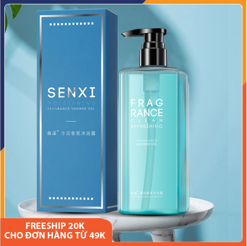 Sữa tắm nam thơm lâu trắng da body SENXI 500ml khử mùi toàn thân cho nam giới, làm sạch da, dưỡng ẩm, làm sáng da, thơm, cool, sữa tắm cao cấp nội địa Trung giá rẻ dành cho nam Melystore SPT110041