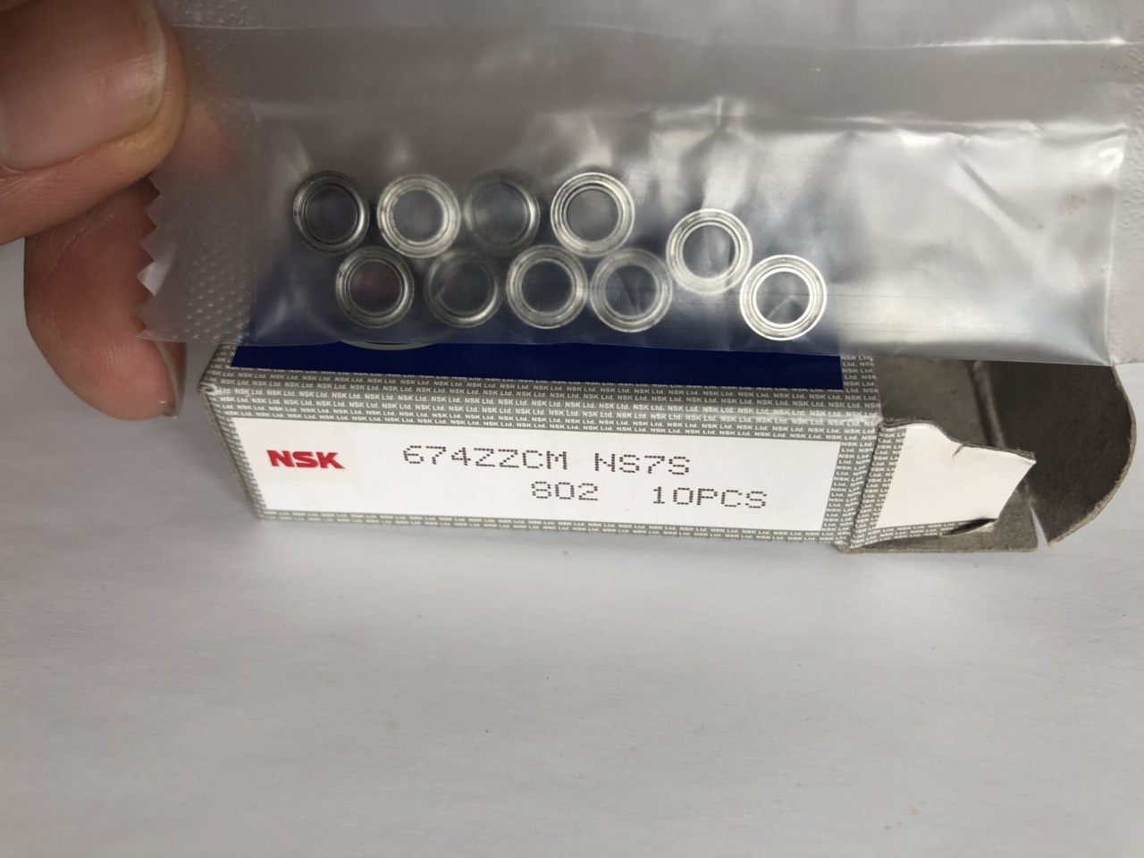 Vòng bi bạc đạn 674 ZZ/RS kích thước 4x7x2