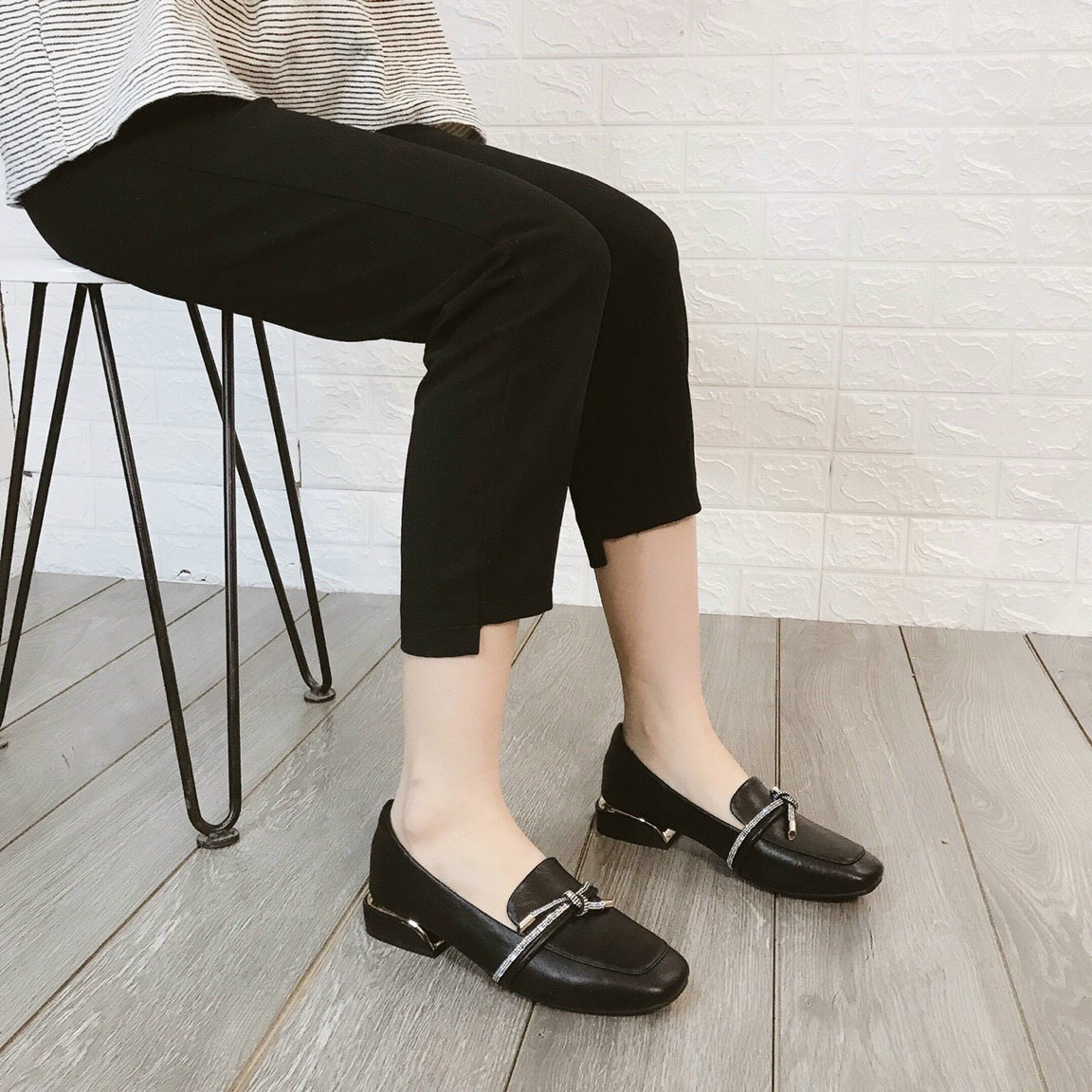 Giày nữ giày Moka Vintage mẫu mới