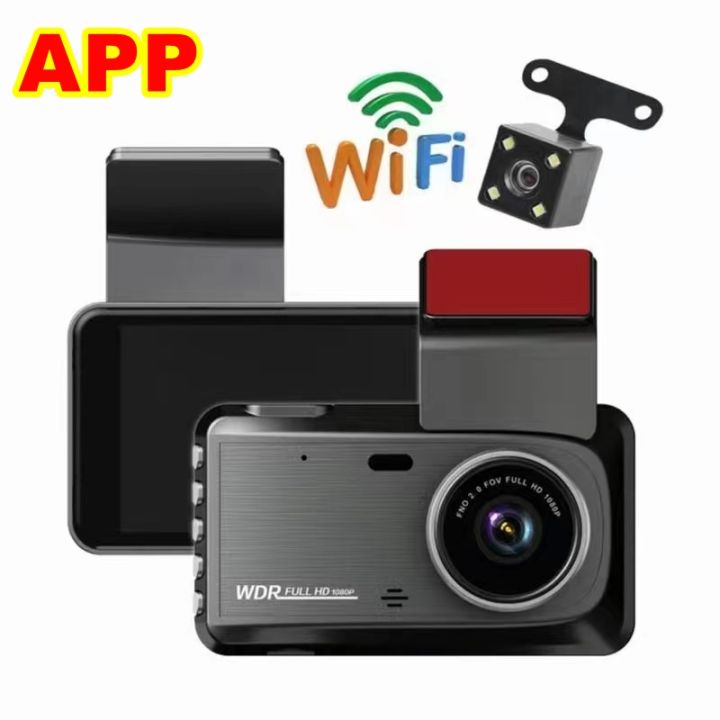 Camera Wifi Hành Trình Ô Tô V95 Hỗ Trợ Wifi Trên Điện Thoại Di Động Giám Sát Đỗ Xe HD 1080P Rõ Nét Cả Ban Ngày Và Ban Đêm