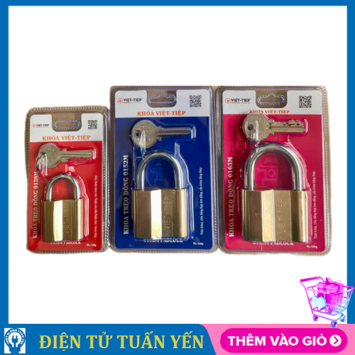Viet tiep hanging brass lock 0152m/0163m/0166m - genuine product
