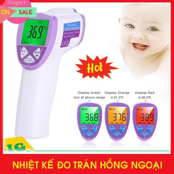 Nhiệt kế hồng ngoại đo trán (Độ chính xác cao) -Công Nghệ Nhật Bản