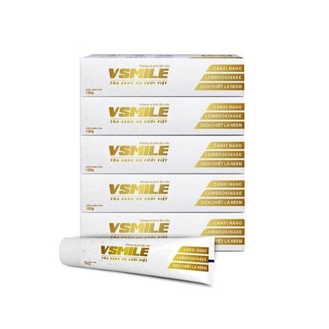 Kem đánh răng thảo dược vsmile - bảo vệ răng miệng