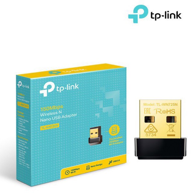 Bộ thu wifi tp-link 725n 150mbps - usb thu wifi nano usb 2.0 hàng