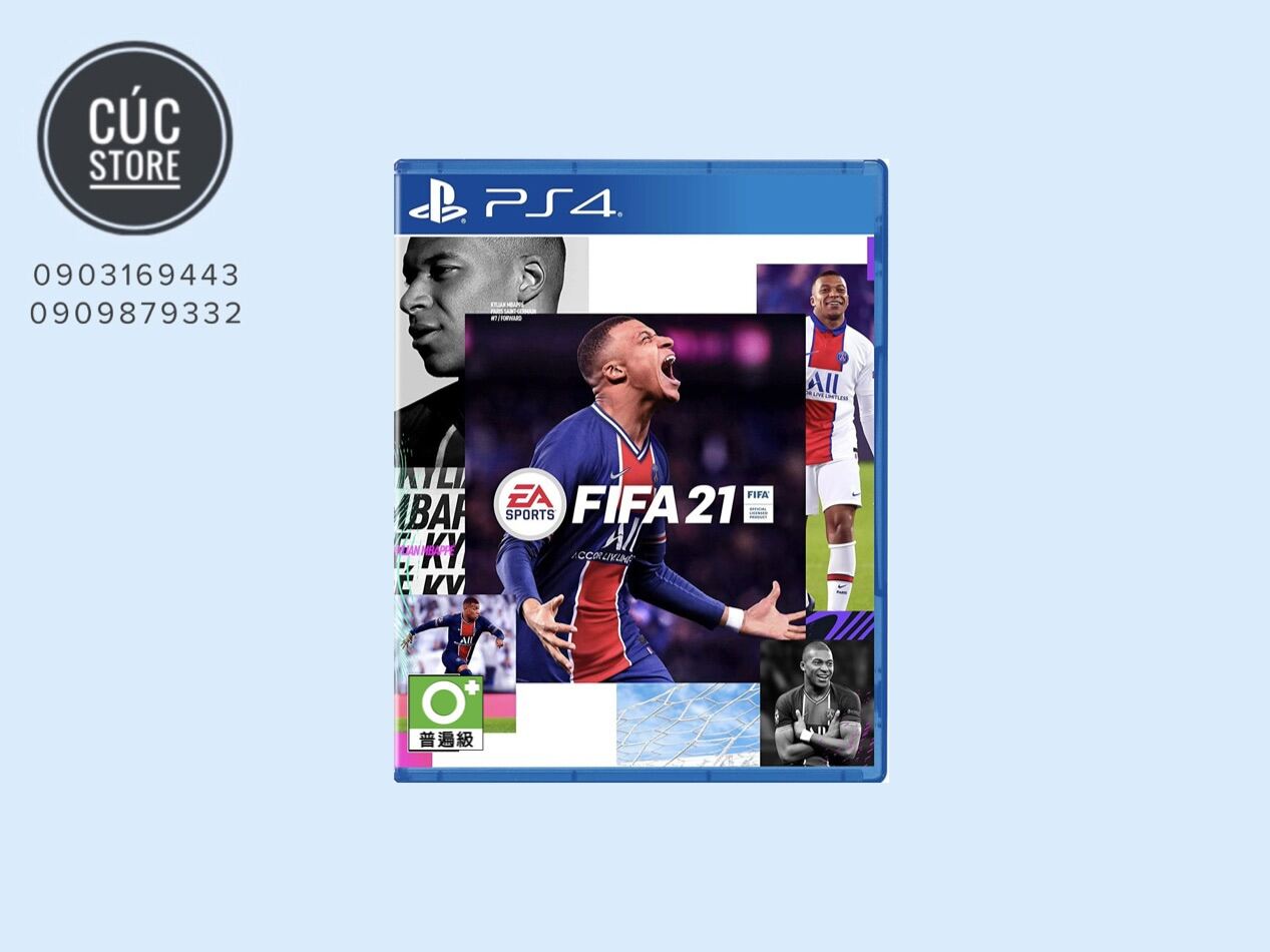 Đĩa chơi game ps4: fifa 21