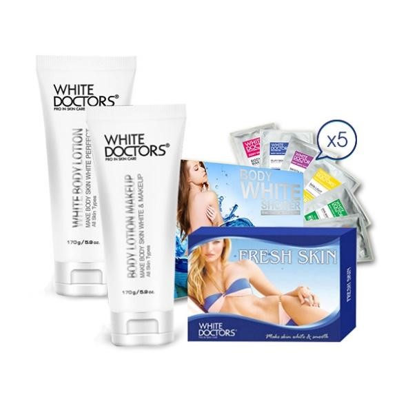 Bộ tắm dưỡng body chuyên sâu White Doctors