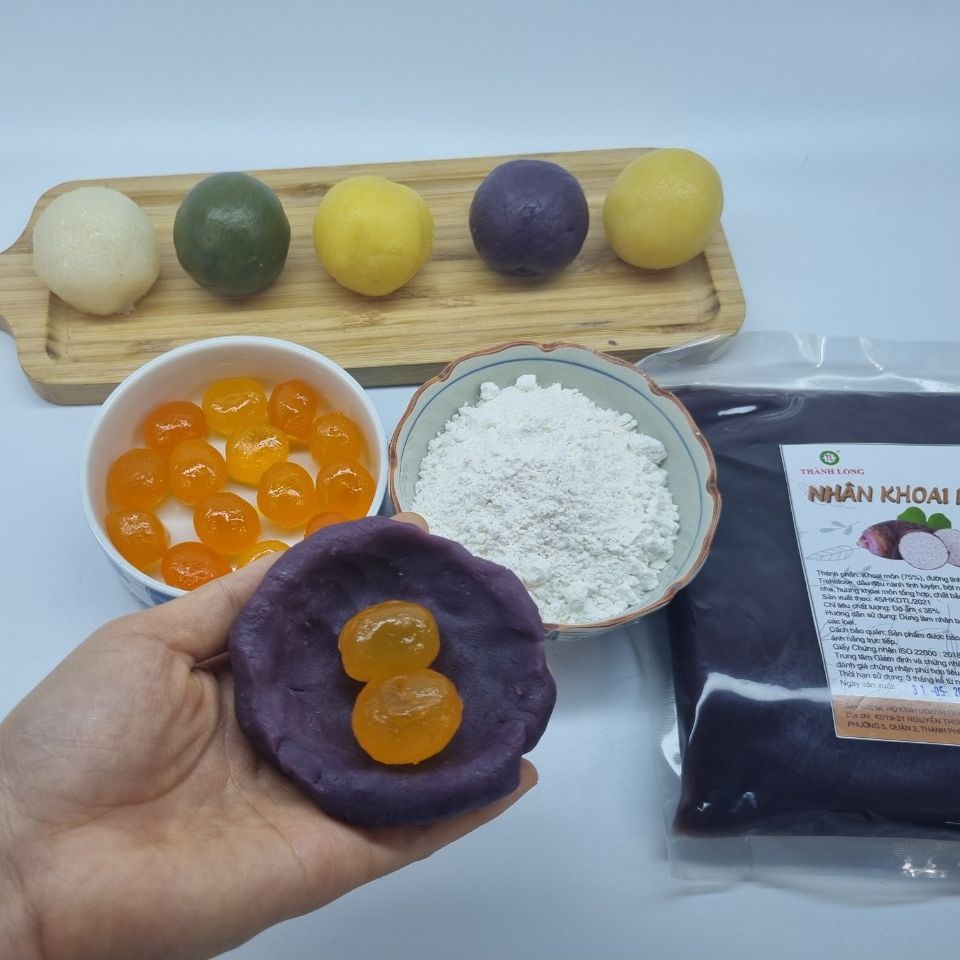 NGUYÊN LIỆU LÀM BÁNH TRUNG THU - NHÂN KHOAI MÔN 1 KG - THÀNH LONG