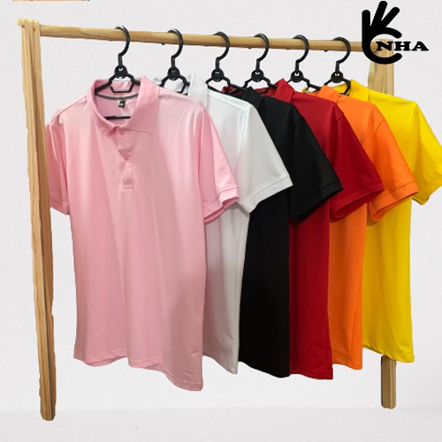 Áo thun polo cá sấu vnxk cotton thái co dãn 4 chiều 15 màu