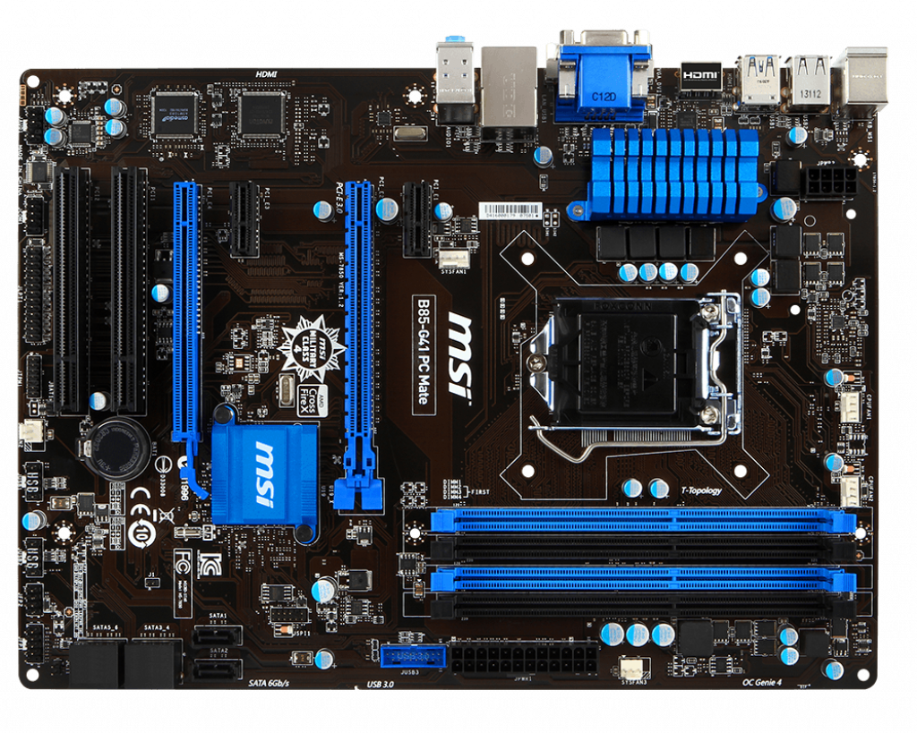 Bo mạch chủ - mainboard msi b85-g41 pc mate chính hãng, giá rẻ, bảo hành 2 tháng