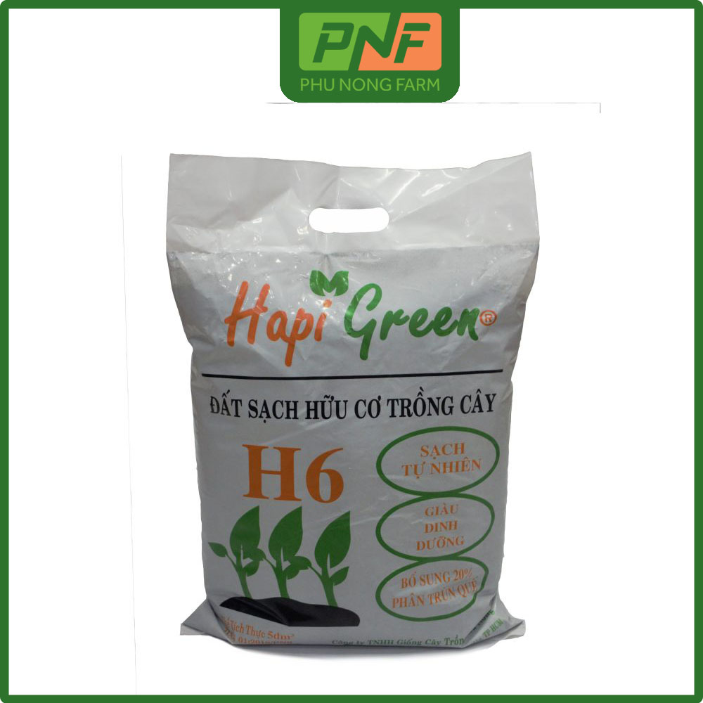 Đất sạch dinh dưỡng trồng cây, rau sạch trồng chậu, trồng hoa kiểng 2.6 kg - PhuNongFarm