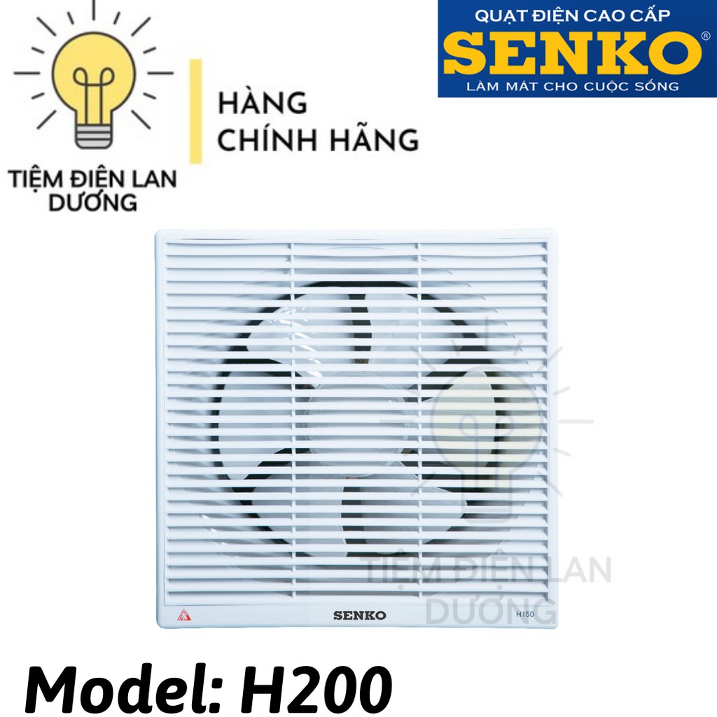 Quạt hút âm tường senko - h200