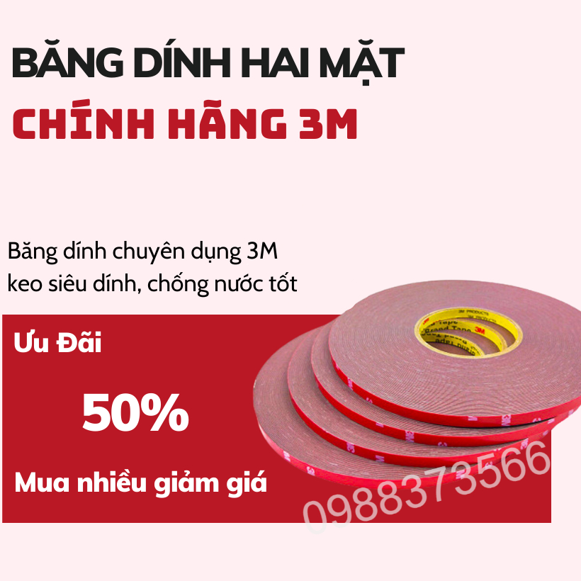 Cuộn 30 mét băng dính 3M chính hãng, băng dính 2 mặt siêu dính, băng dính 3m 2 mặt , băng keo 3m, băng keo 2 mặt siêu dính , băng dính băng keo chống thâm chính hãng, keo 3m 2 mặt, keo 3m siêu dính hai mặt, keo 3m dán ô tô