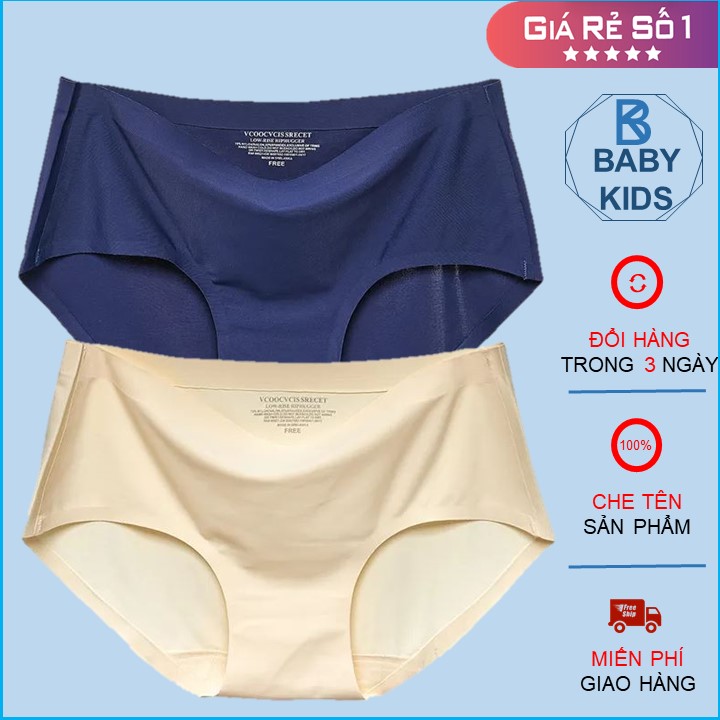 Quần lót nữ, Combo 10 Quần Lót Nữ Su Đúc Thun Lạnh Cotton, quần lót nữ đúc su không đường may siêu mềm co giãn tốt, quần lót nữ thun lạnh ép viền
