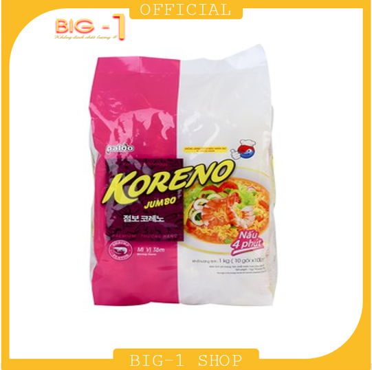 Mì jumbo koreno vị tôm + 10 bàn chải hàn quốc
