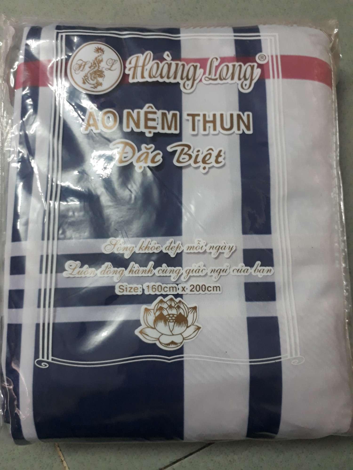 Áo nệm bọc 2 mặt có khóa kéo. 1m6x2mx10cm
