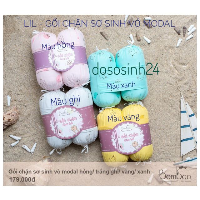 Lil - gối chặn sơ sinh vỏ modal siêu mềm mịn, cam kết hàng đúng mô tả, chất lượng đảm bảo an toàn đến sức khỏe người sử dụng