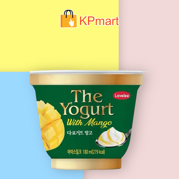 Kem sữa chua dẻo xoài Hàn Quốc Lavelee The Yogurt With Mango 185ML