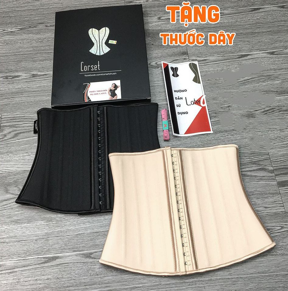 HOÀN TIỀN 15% - Đai Nịt Bụng Latex 25 Xương Co Giãn - Gen Nịt Bụng Sau Sinh Định Hình Eo Thon Của Đai Latex
