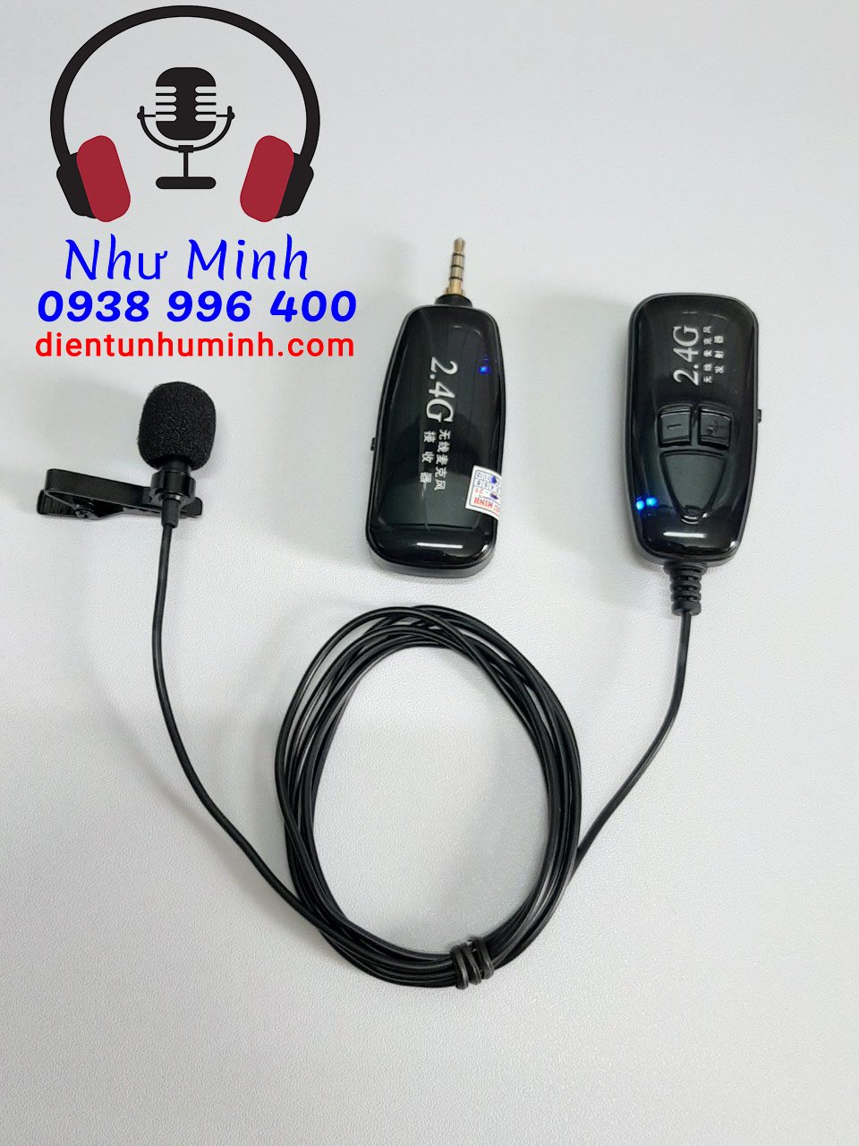 [HCM]Micro không dây cài áo 2.4G