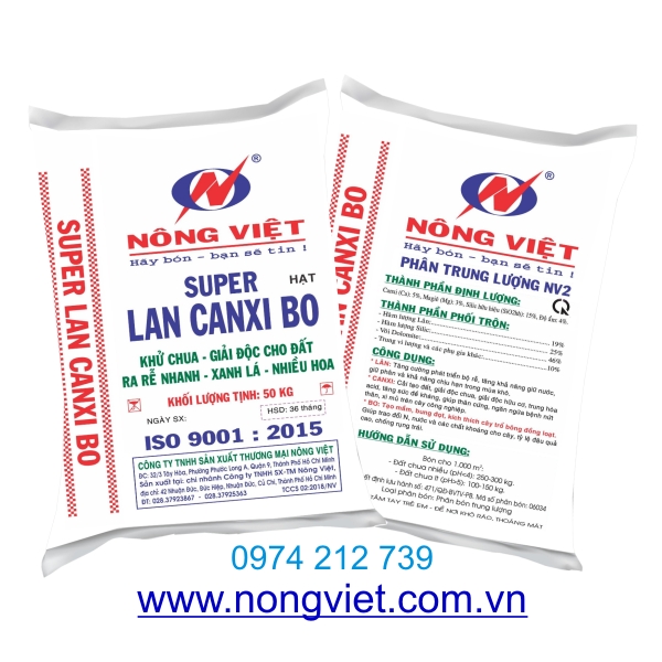 [HCM]Phân lân canxi ra rễ mạnh xanh lá