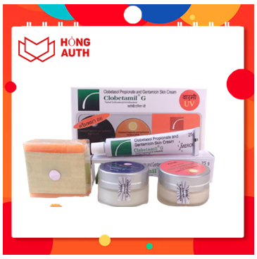 TẾT - bộ kem giảm nám tàn nhang mờ thâm Clobetamil G 4 in 1 - shop hồng auth