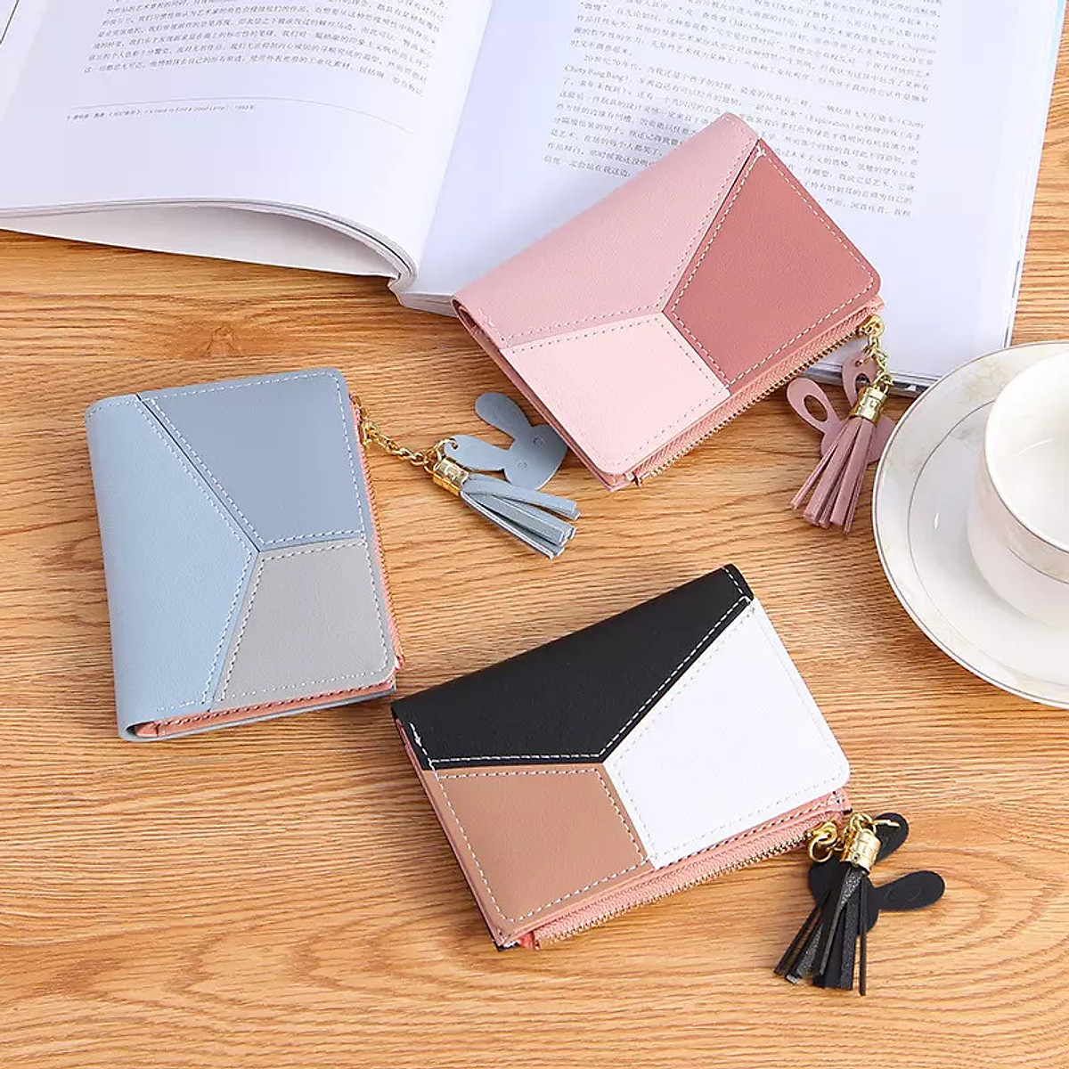 Ví bóp nữ đẹp cầm tay mini nhỏ gọn thời trang hàn quốc cao cấp - ví nữ mini cầm tay forever young lovely phong cách hàn quốc siêu đẹp