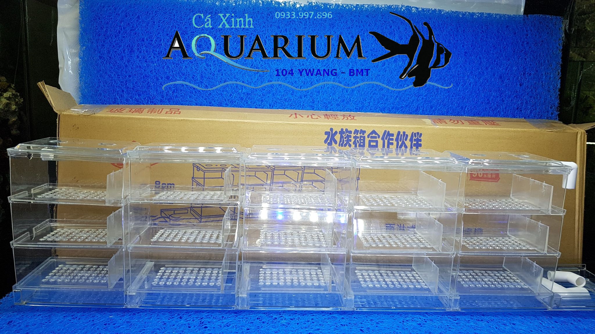 Hộp lọc dàn mưa 3 tầng 5 ngăn