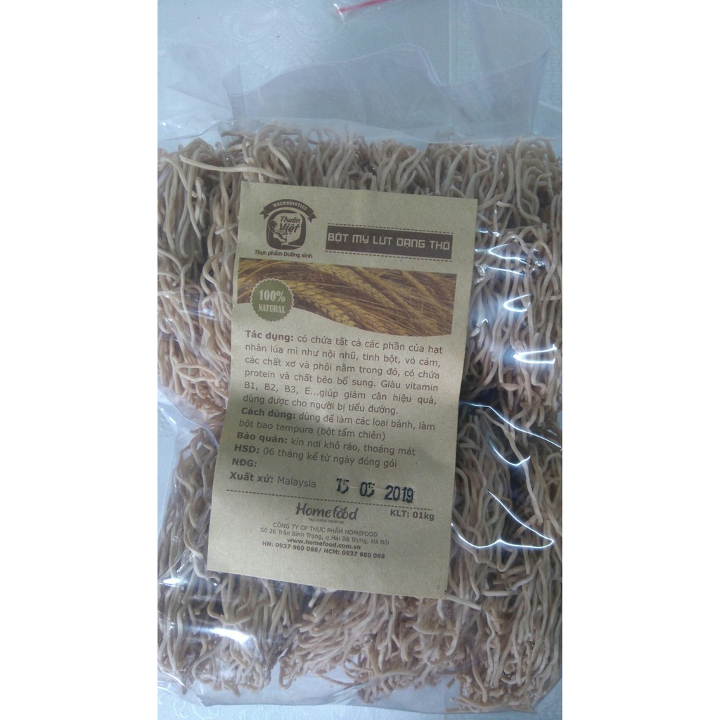 Mỳ đại mạch lứt 500g
