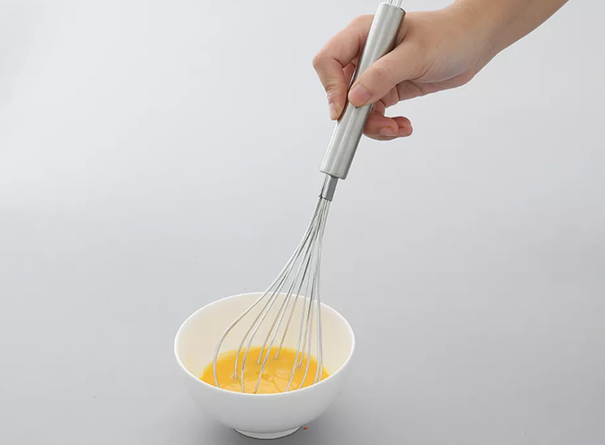 Cây đánh trứng inox - dài 30cm- cây inox chống rỉ sét