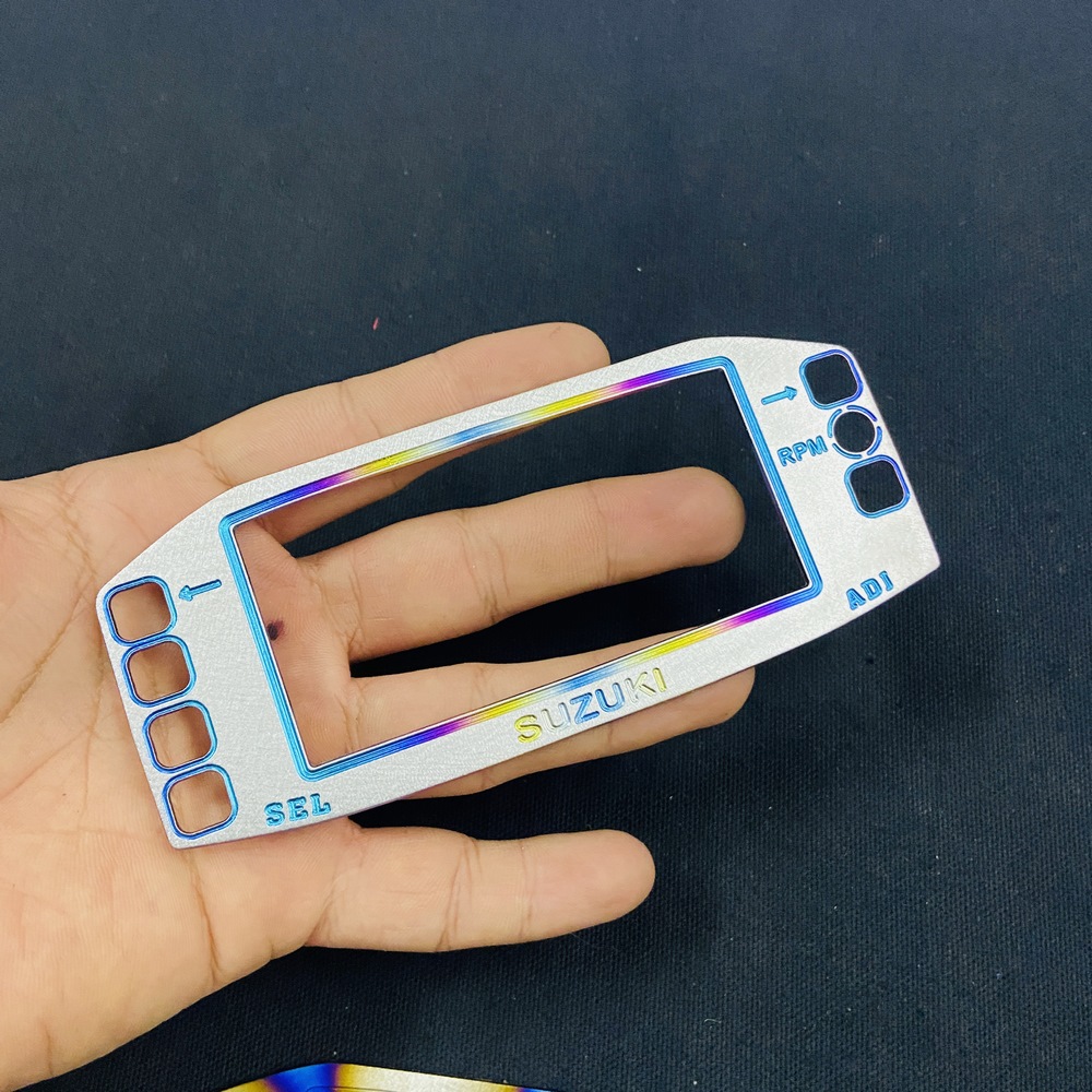 [HCM][SALE SỐC] ỐP MẶT KÍNH ĐỒNG HỒ RAIDER SATRIA FI FULL TITAN CHỐNG TRẦY ĐỘC LẠ KEO SIÊU BỀN - MÀU TRẮNG