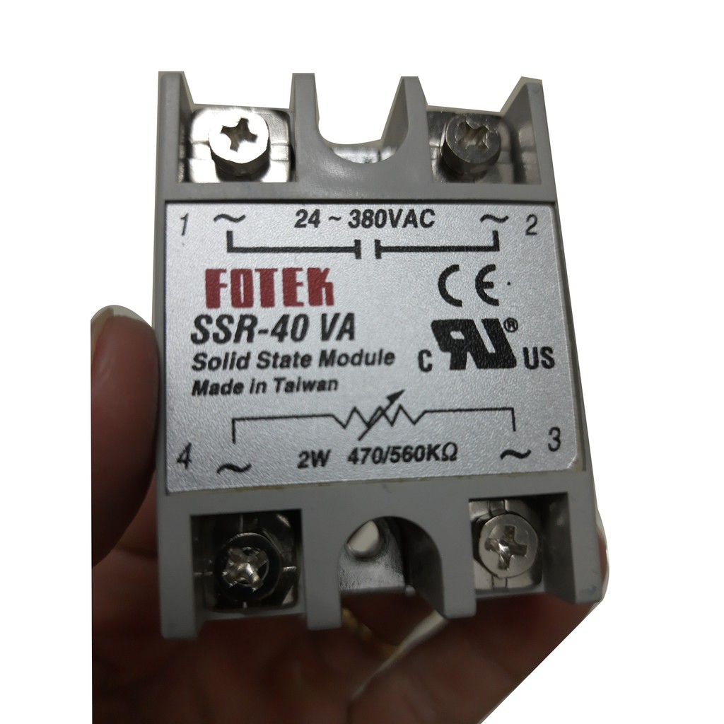 Relay bán dẫn ssr 40va, 40aa, 40da, 40va-h, 40 da-h, 40aa-h