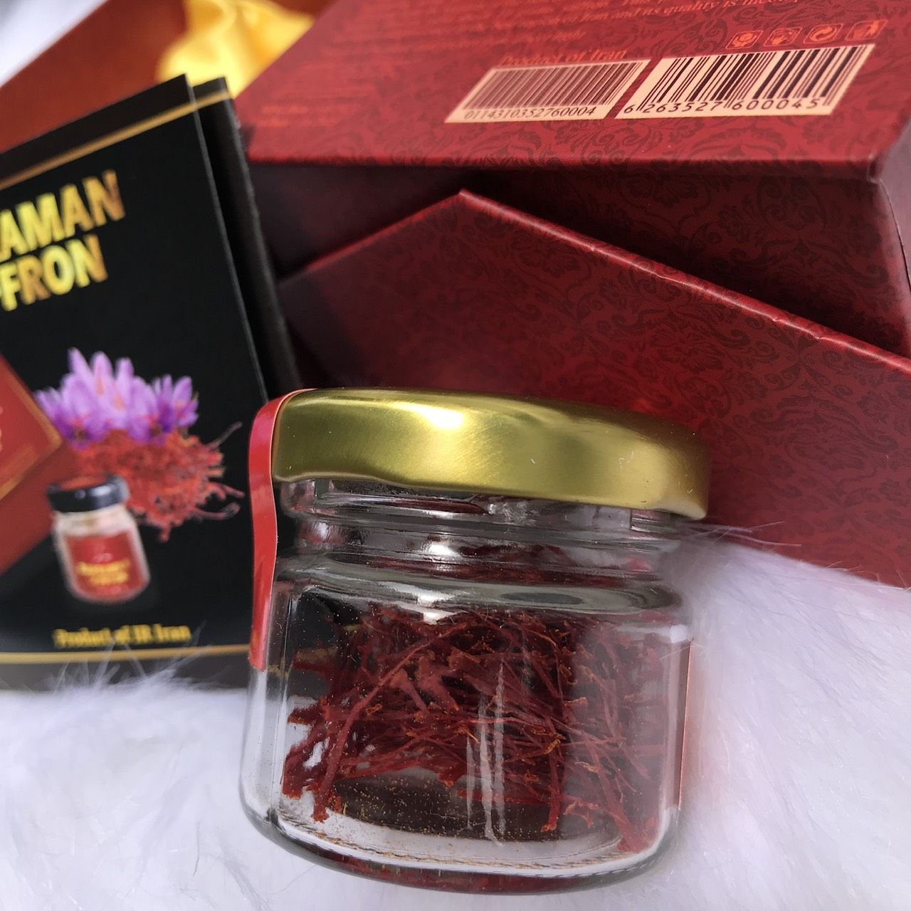 Saffron Nhụy Hoa Nghệ Tây Bahraman Chính Hãng Hủ 1 gram Phiên Bản Cao Cấp