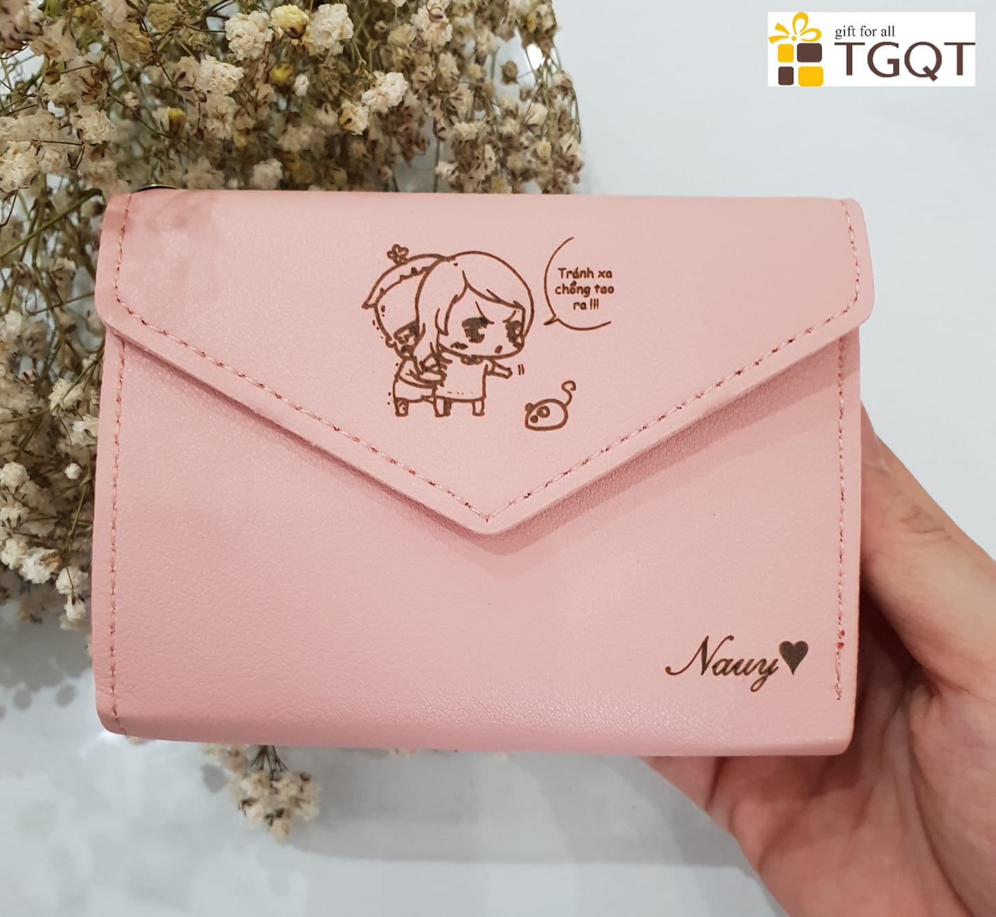 [HCM]Ví nữ khắc tên dáng vuông tua rua - ví thời trang - bóp khắc chữ - ví cầm tay - ví gấp - quà tặng sinh nhật ý nghĩa - quà tặng tình yêu- quà tặng cô giáo ngày 20-11 ý nghĩa