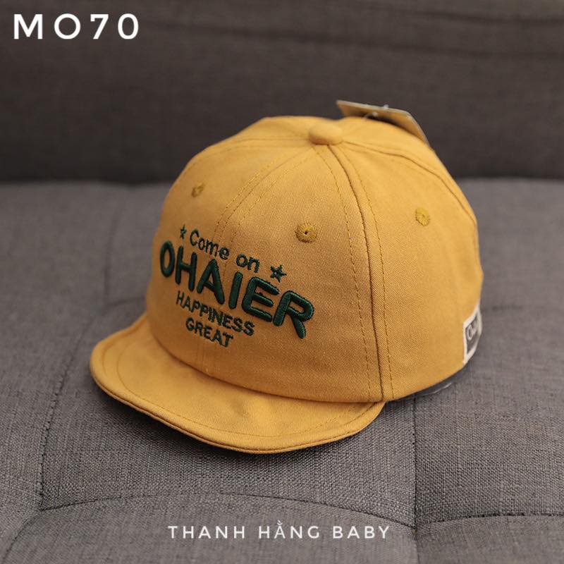 Mũ bé trai, mũ lưỡi trai cho bé thanh hằng baby 8 tháng đến 3 tuổi