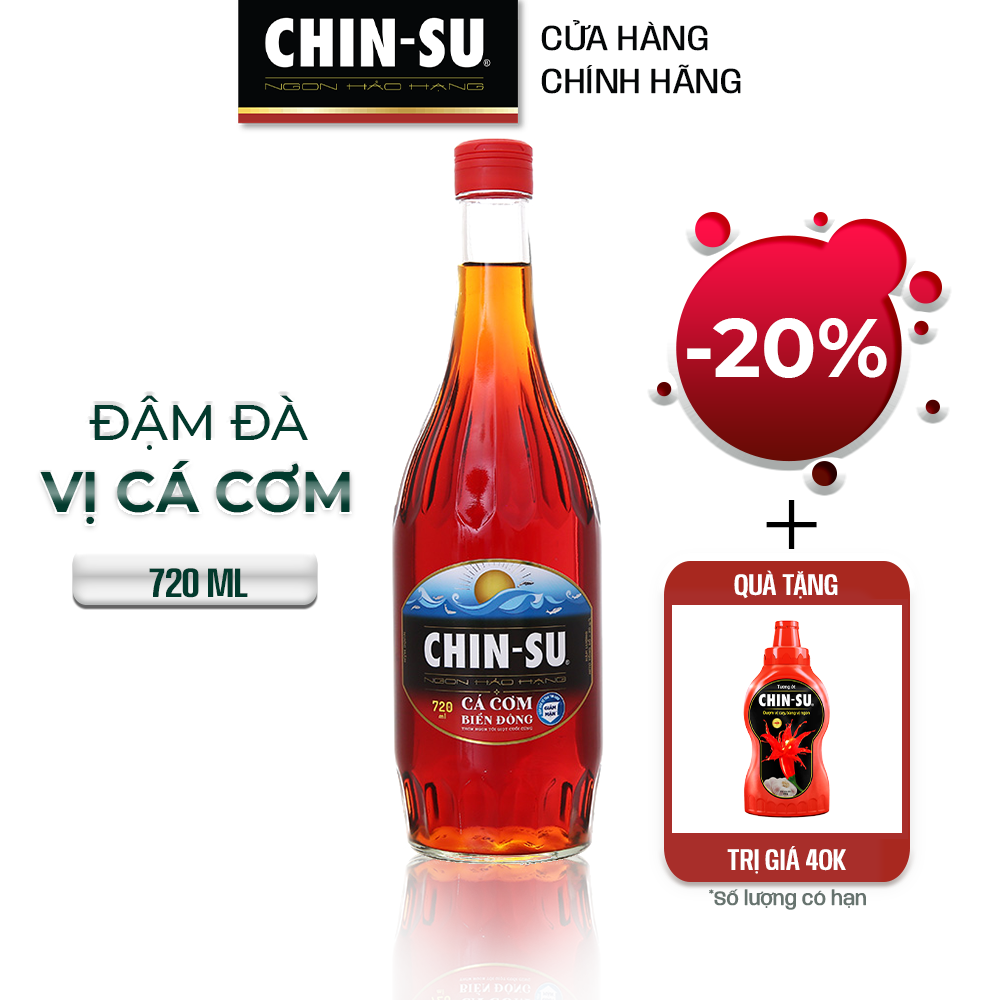 Nước mắm chin-su cá cơm biển đông chai 720ml