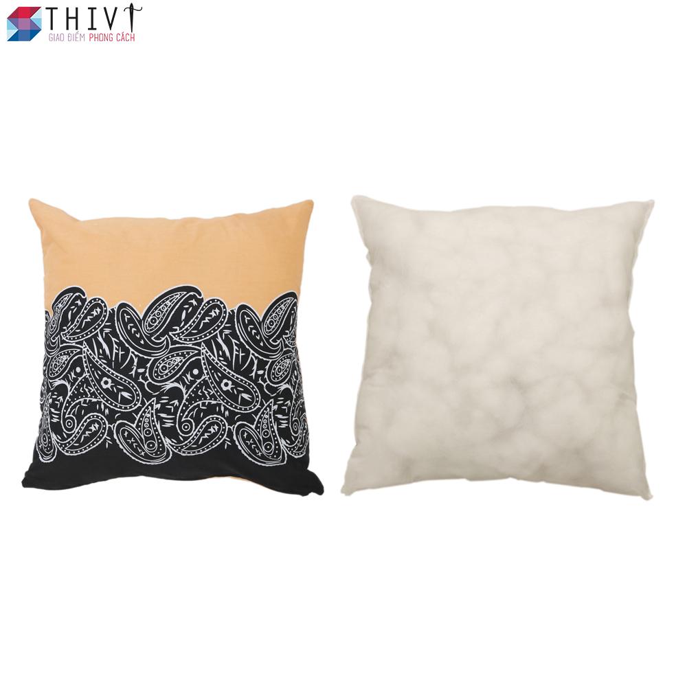 Gối sofa vuông họa tiết sang trọng - họa tiết hoa văn - thivi