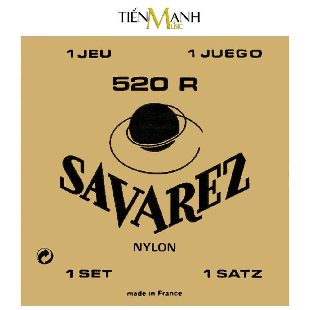 Bộ dây đàn cổ điển Classic Guitar Savarez High Tension 520R