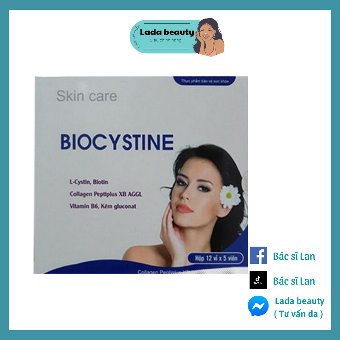 ✅ Biocystine Viên uống đẹp da,sáng da, khỏe tóc