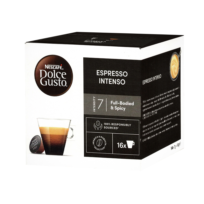 Hộp 16 Viên Nén Cà Phê Rang Xay Nescafe Dolce Gusto - Espresso Intenso