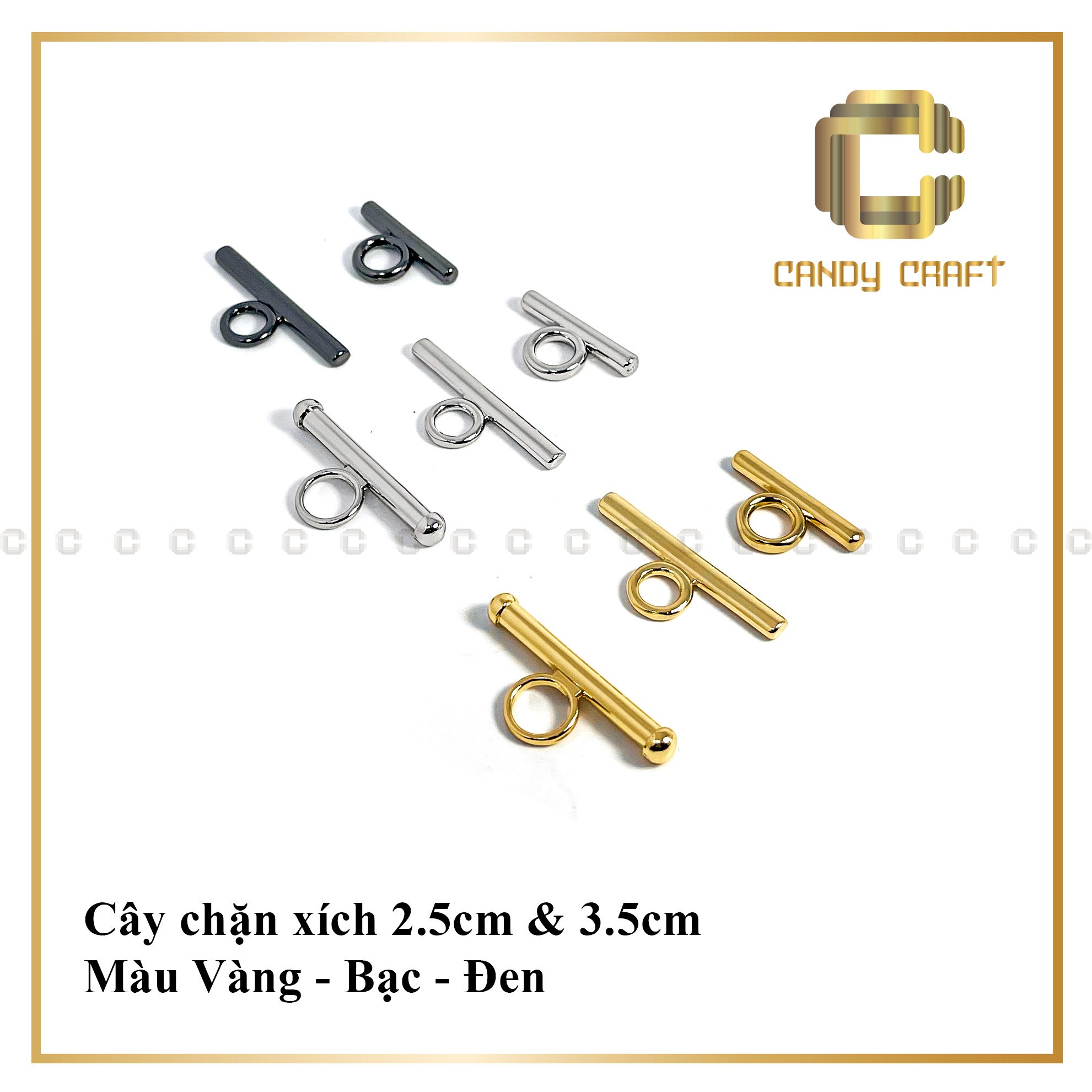 Cây chặn dây xích - phụ kiện làm túi xách