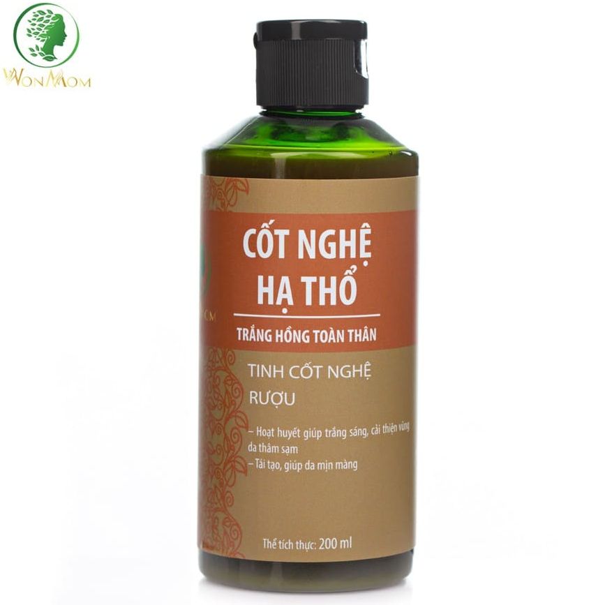 Cốt nghệ hạ thổ dưỡng trắng da toàn thân wonmom 200ml