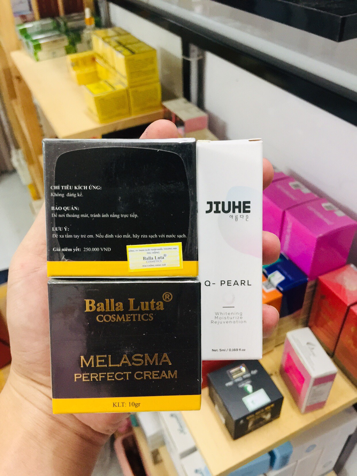 Combo Cao Nám Balla Luta + Jiuhe mờ thâm nám Chính hãng