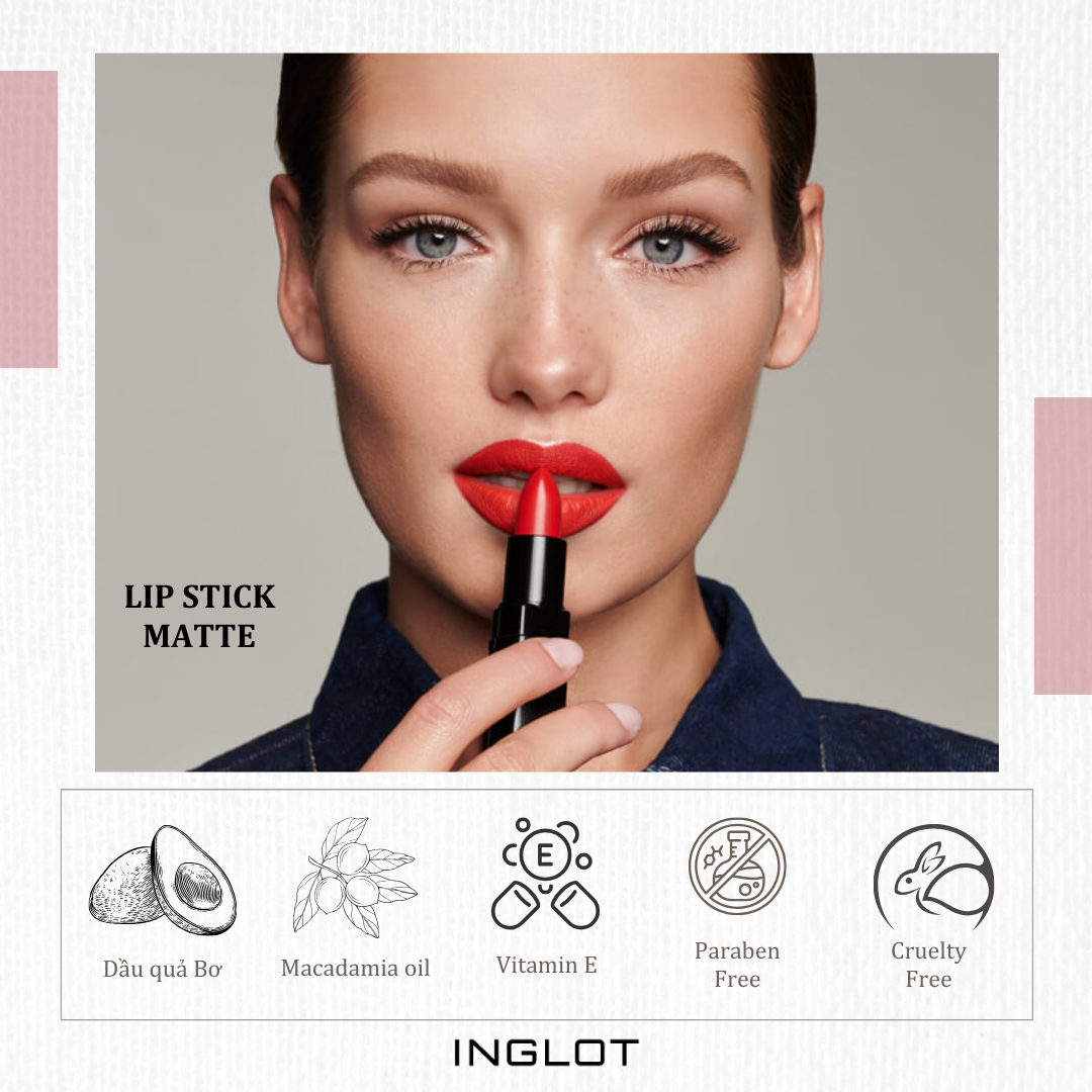 Son thỏi dạng lì Lipstick Matte INGLOT
