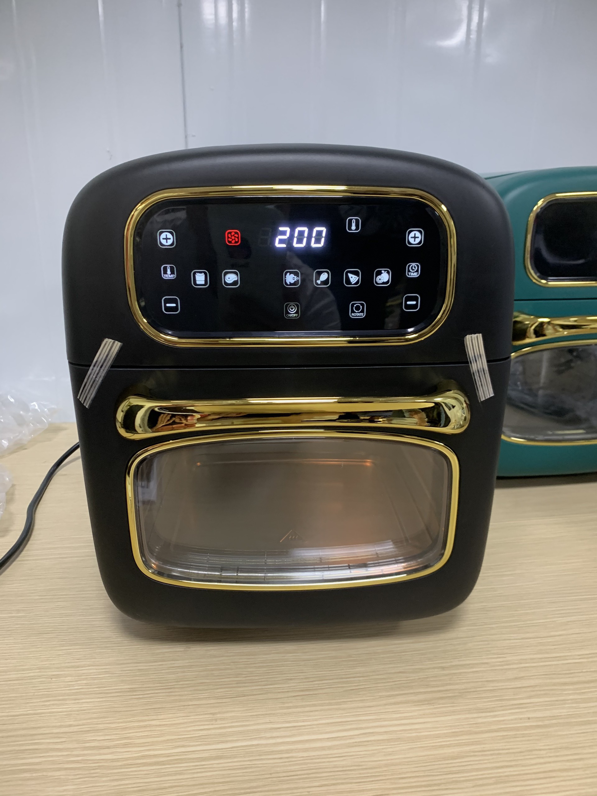 Nồi chiên không dầu điện tử 10L Nine Shield KB-8001M , siêu to thế hệ mới nhất 2022, bảo hành 12 tháng