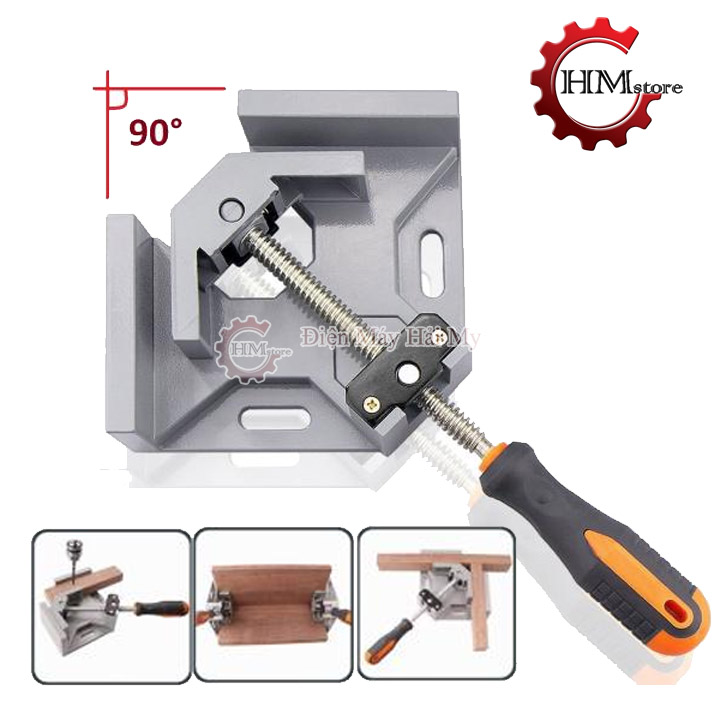 Vam kẹp góc vuông 1 tay cầm, ke góc vuông 90 độ, vam kẹp gỗ, kẹp góc vuông - eto vuông góc, ê tô kẹp đa năng - hải my store