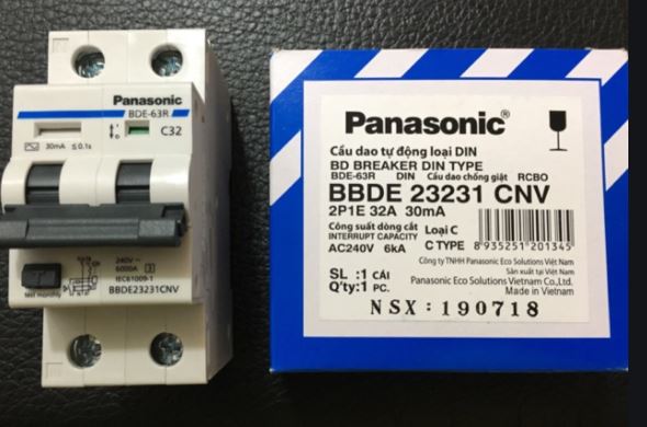 Cb chống giật , aptomat chống giật từ 16a tới 63a- hàng chính hãng- bh 2 năm
