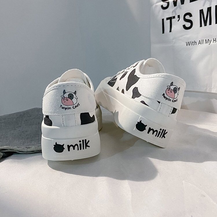 GIÀY THỂ THAO NỮ VẢI BÒ SỮA MILK MILK