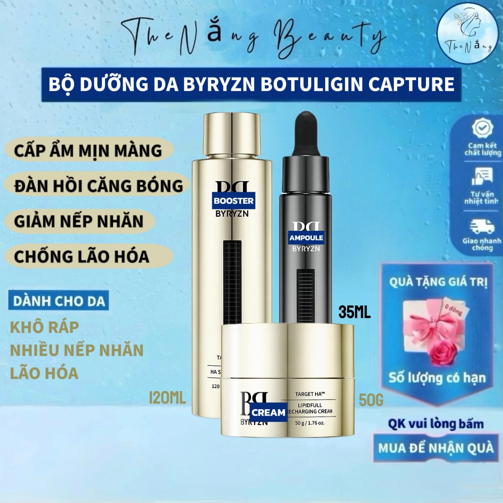 BYRYZN CB02 nước thần-tinh chất-kem dưỡng dưỡng ẩm căng bóng giảm nếp nhăn chống lão hóa TheNang