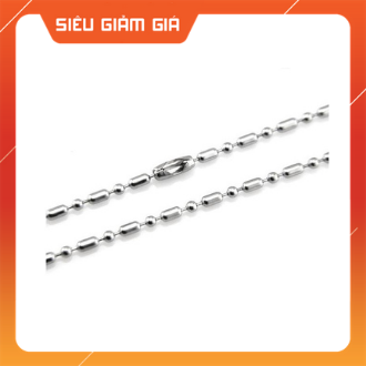 Dây Chuyền Chuỗi Hạt Tròn/Dài 60cm Titan Cao Cấp