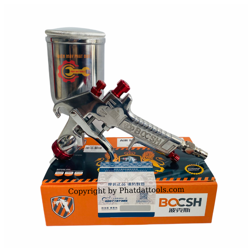 Súng phun sơn bocsh w-71 cao cấp-lỗ phun 1.3